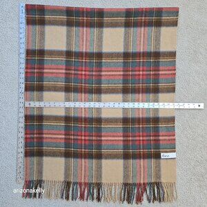 TBCo Wool Antique Stewart Tartan Scarf Wrap Plaid